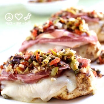 Muffuletta Chicken - Low Carb, Primal, Gluten Free Peace Love and Low Carb from the Primal Low Carb Kitchen Cookbook