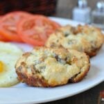 White Cheddar Sausage Biscuits - Low Carb, Gluten Free | Peace Love and Low Carb