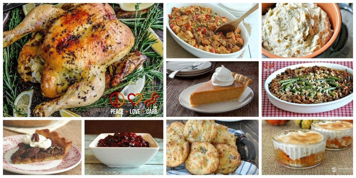 Low Carb Keto Thanksgiving Recipes | Peace Love and Low Carb