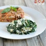 Cheesy Garlic Creamed Spinach - From The Primal Low Carb Kitchen Cookbook