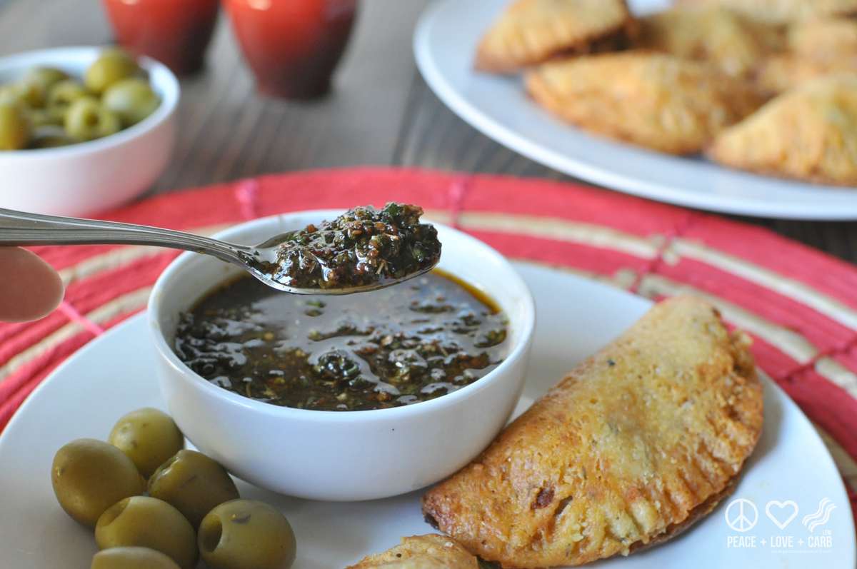 Balsamic Chimichurri Sauce - Peace Love and Low Carb