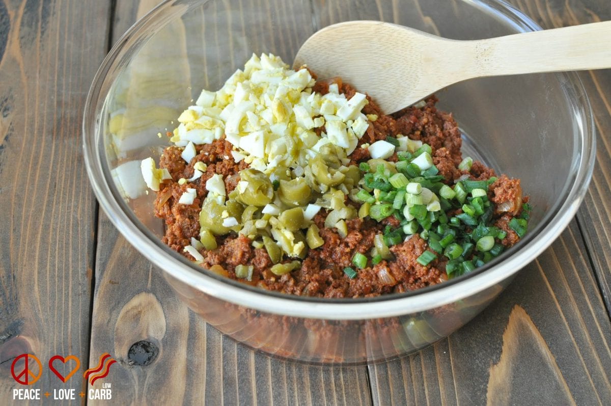 Beef and Chorizo Empanadas with Balsamic Chimichurri - Low Carb, Gluten Free