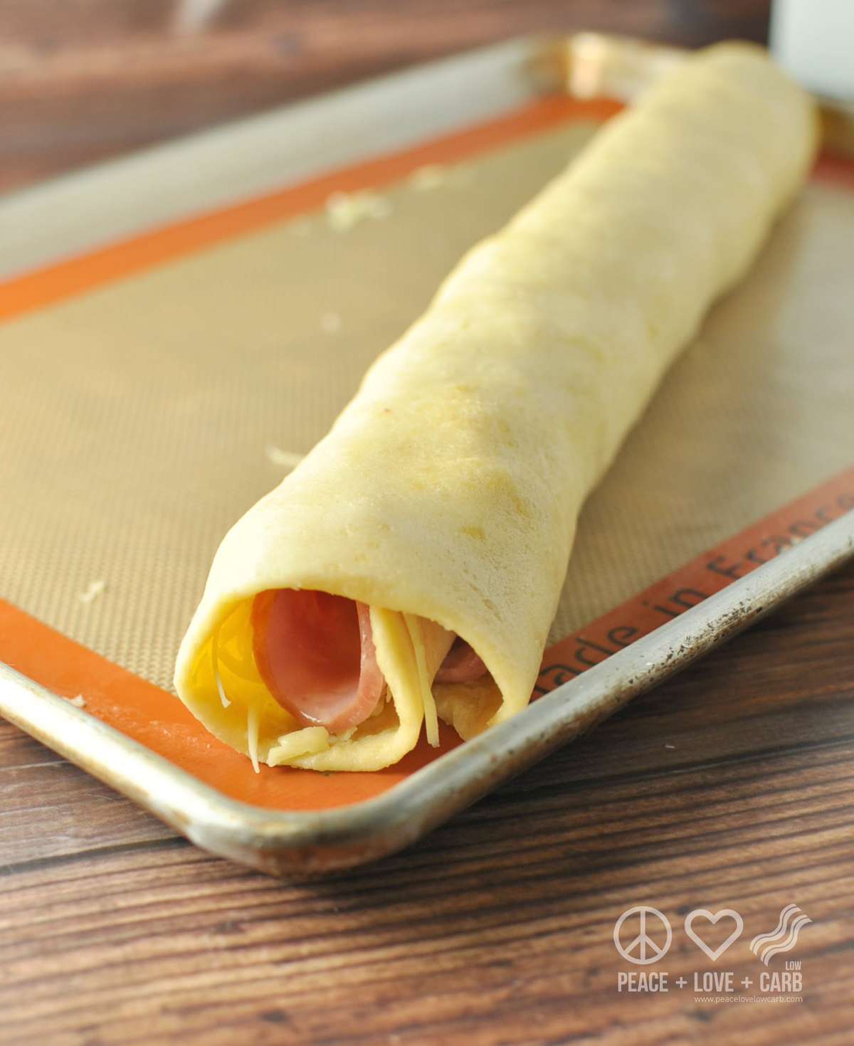 Hot Ham and Cheese Roll-Ups with Dijon Butter Glaze -Low Carb, Gluten Free