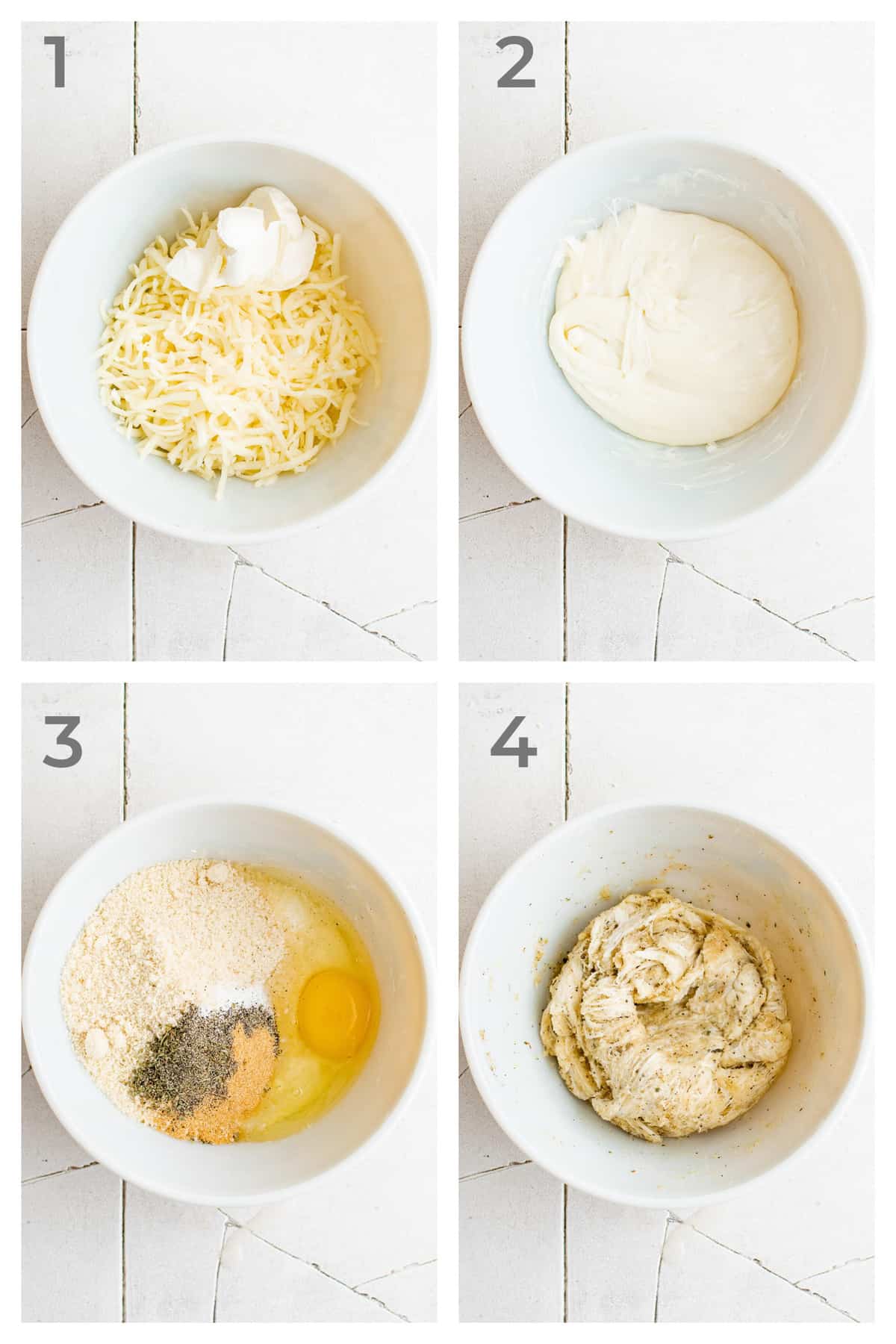 Step by step directions for making a low carb pizza crust