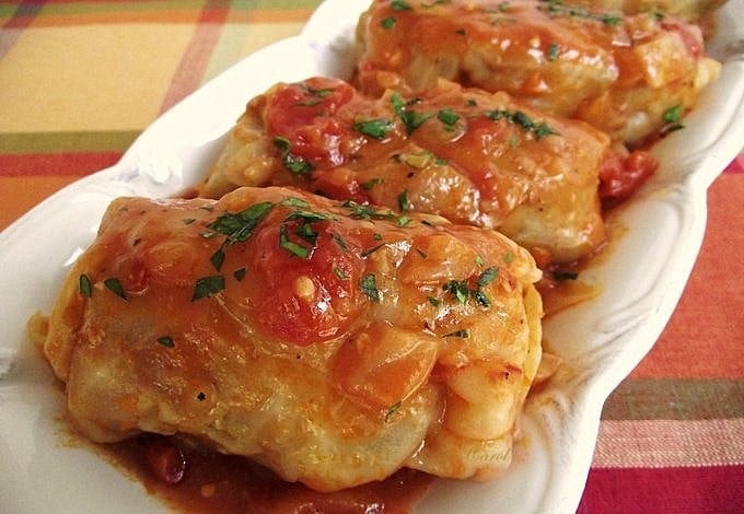 Stuffed Cabbage Rolls - Low Carb Pressure Cooker Round Up | Peace Love and Low Carb