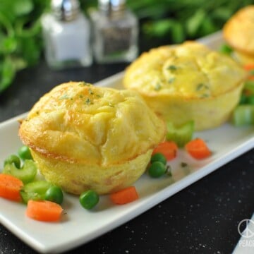 Chicken Pot Pie Egg Muffuns - Peace Love and Low Carb | Peace Love and Low Carb