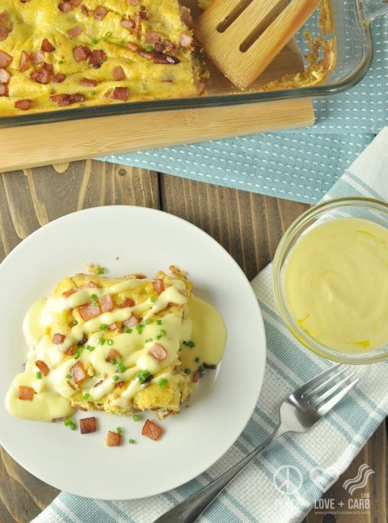 Eggs Benedict Casserole | Peace Love And Low Carb