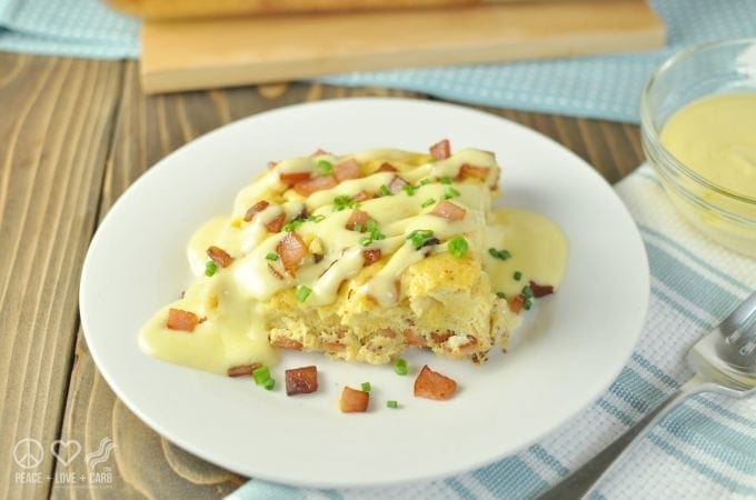 Eggs Benedict Casserole | Peace Love And Low Carb