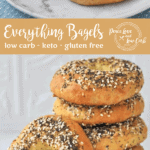 Low Carb Keto Everything Bagels | Peace Love and Low Carb