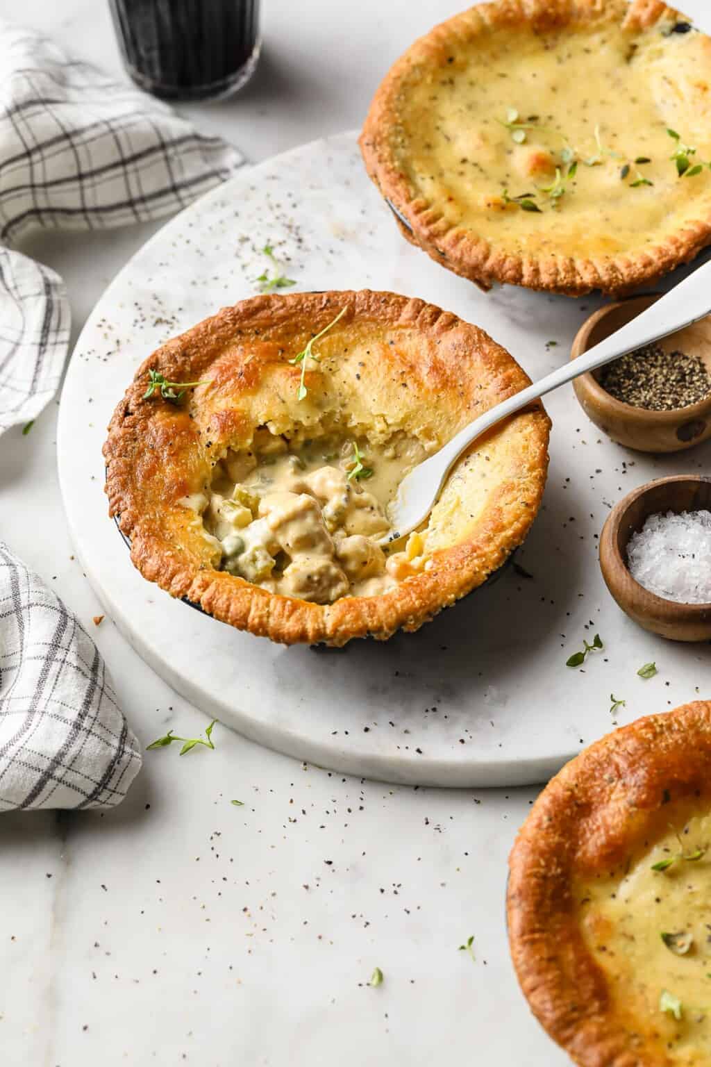 Low Carb Chicken Pot Pie - Gluten Free | Peace Love and Low Carb