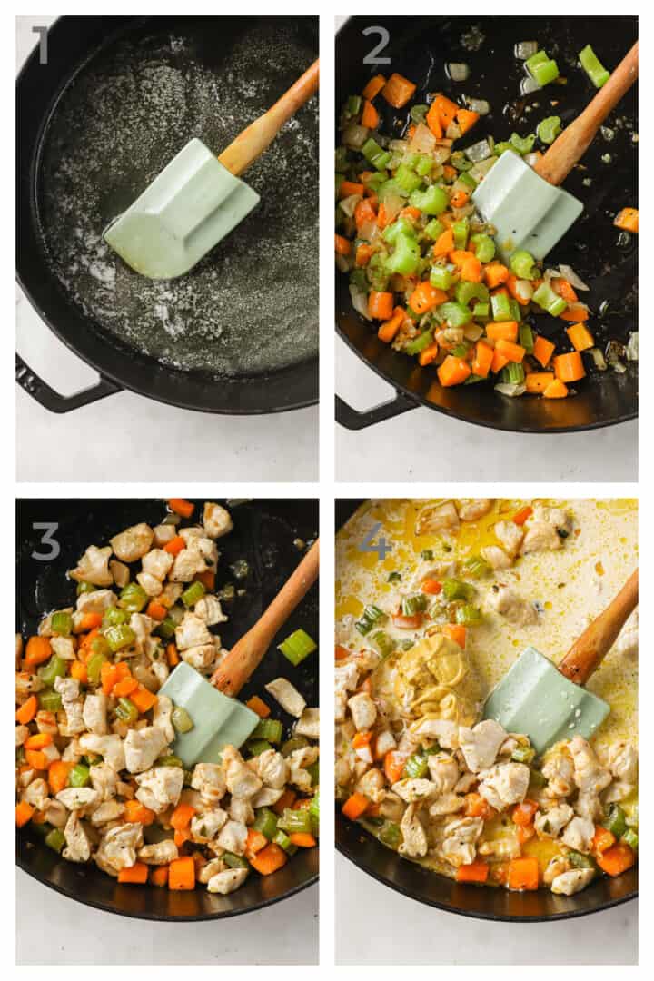 Low Carb Chicken Pot Pie - Gluten Free | Peace Love and Low Carb