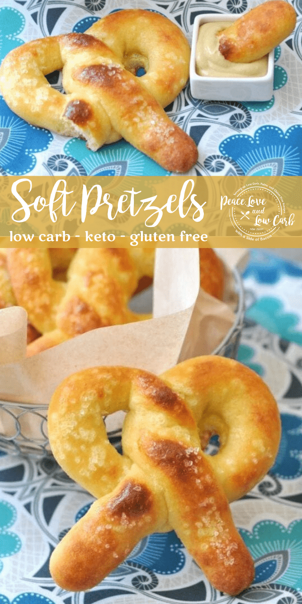 Keto Soft Pretzels Peace Love and Low Carb