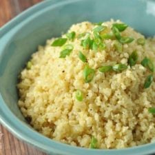 Buttery Cauliflower Rice Pilaf  - Low Carb, Gluten Free -image