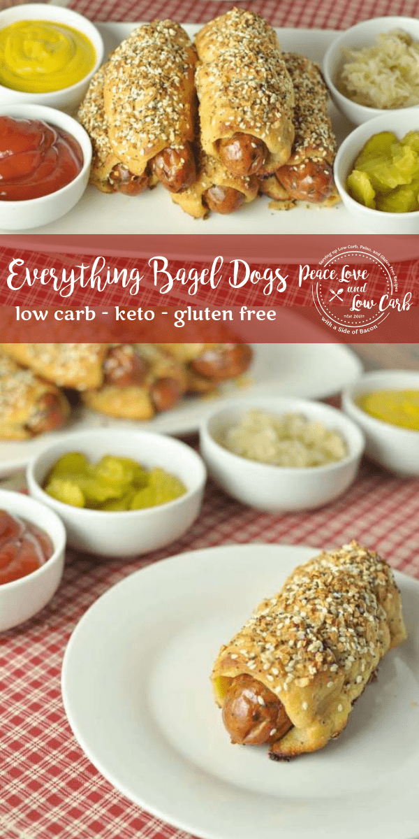 Keto Everything Bagel Dogs | Peace Love and Low Carb