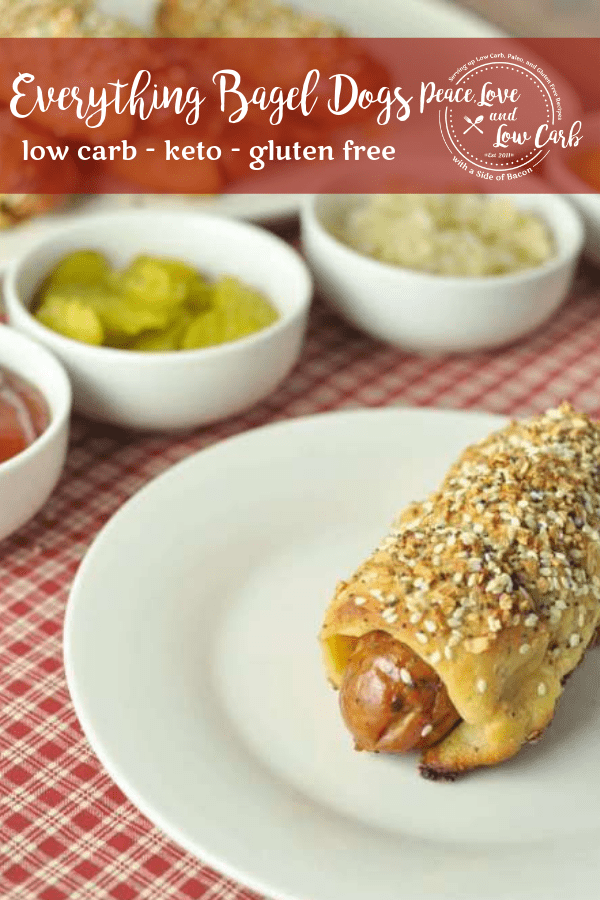 Keto Everything Bagel Dogs | Peace Love and Low Carb