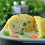 These Chicken Pot Pie Egg Muffins are a low carb version of the classic comfort food. You can prep these keto egg muffins ahead and enjoy on the go.