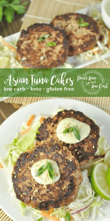 These Asian Tuna Cakes are bursting with flavor from ginger, garlic, red pepper flakes, and coconut aminos. They're easy to put together and completely paleo and Whole30 compliant.