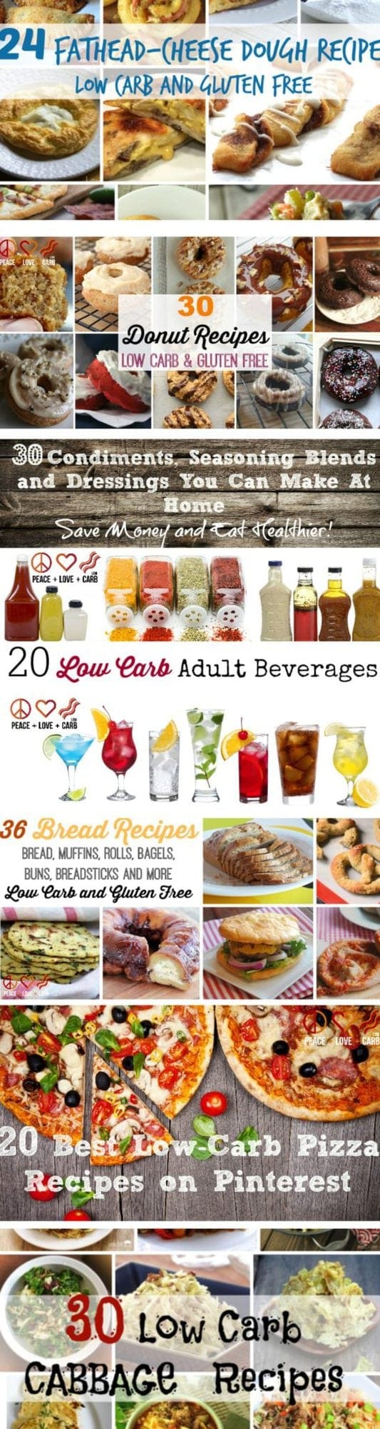 The Great Low Carb Carb Round Up of Round Ups | Peace Love and Low Carb