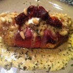 Prosciutto Wrapped Stuffed Chicken with Pesto Cream Sauce | Peace Love and Low Carb