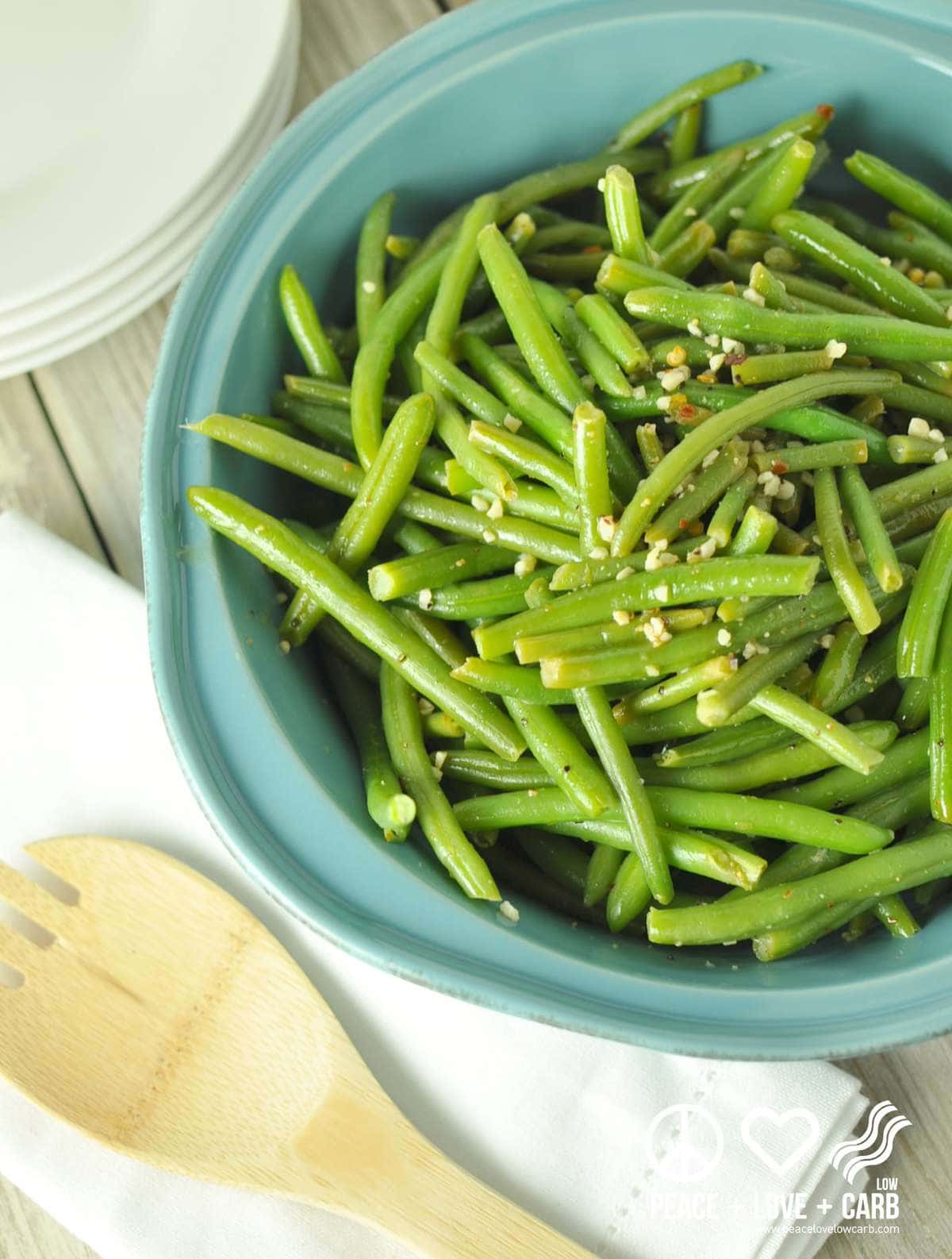 Lemon Pepper Green Beans - Low Carb, Paleo | Peace Love and Low Carb 