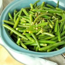 Lemon Pepper Green Beans - Low Carb, Paleo