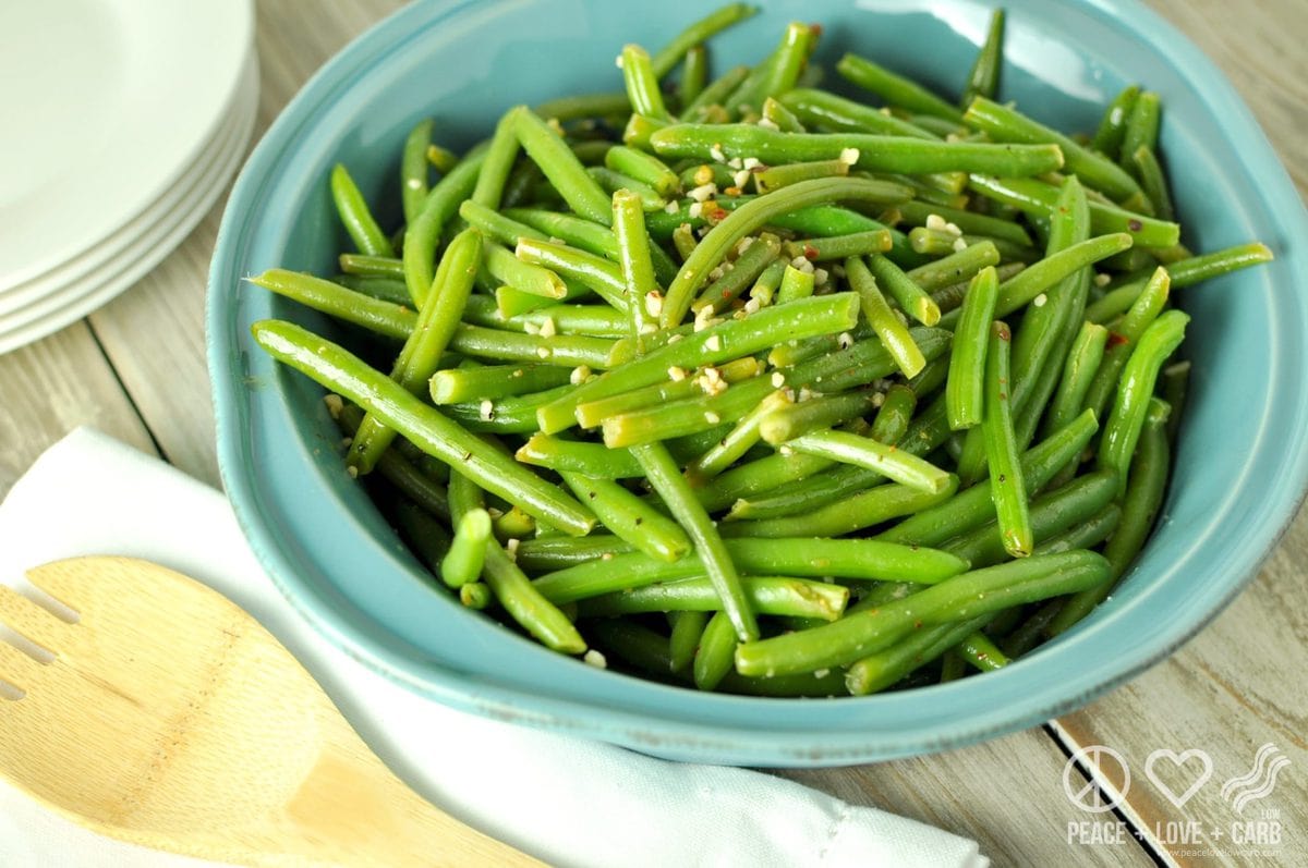 Lemon Pepper Green Beans - Low Carb, Paleo | Peace Love and Low Carb 