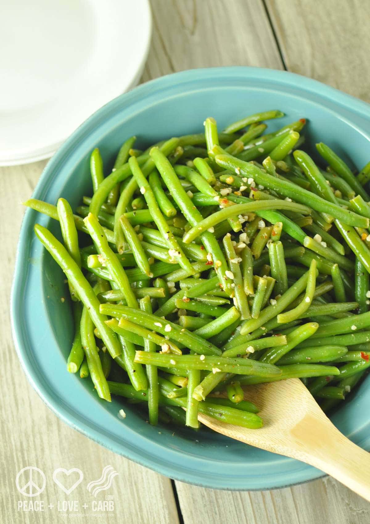 Lemon Pepper Green Beans - Low Carb, Paleo | Peace Love and Low Carb 