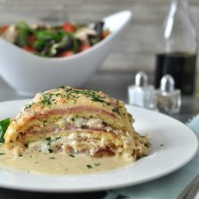 Chicken Cordon Bleu Lasagna – Low Carb, Gluten Free