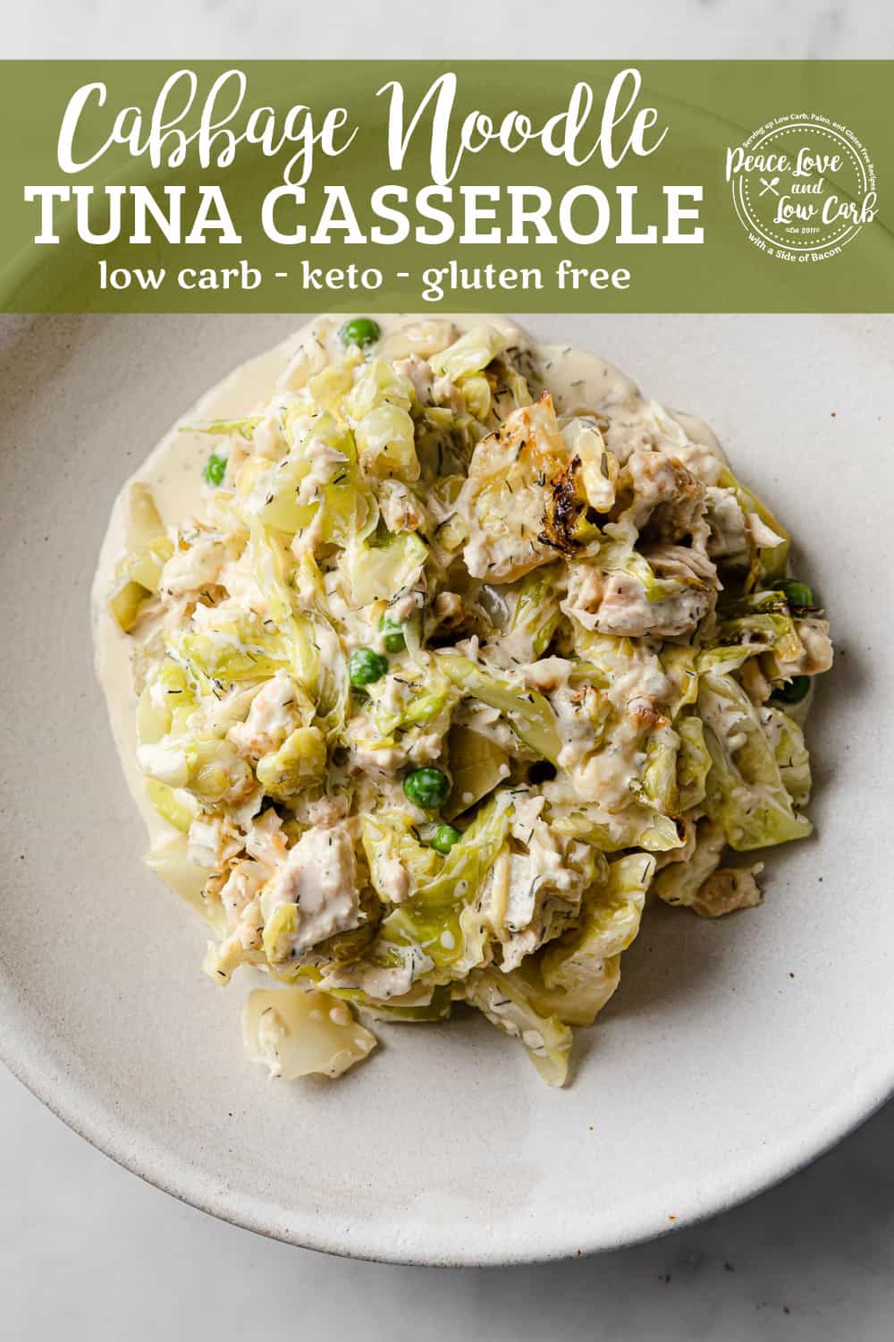 Keto Tuna Casserole One Pot Meal Peace Love and Low Carb
