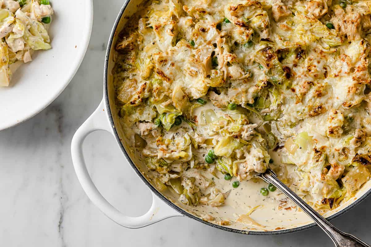 Keto Tuna Casserole [peaceloveandlowcarb.com]