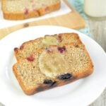 Peanut Butter Berry Breakfast Loaf | Peace Love and Low Carb