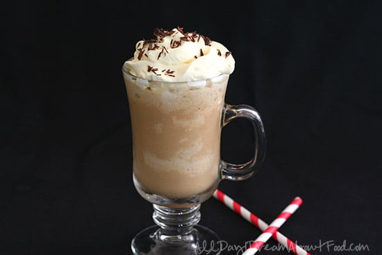 Low Carb Starbucks Copycat Caramel Frappucino