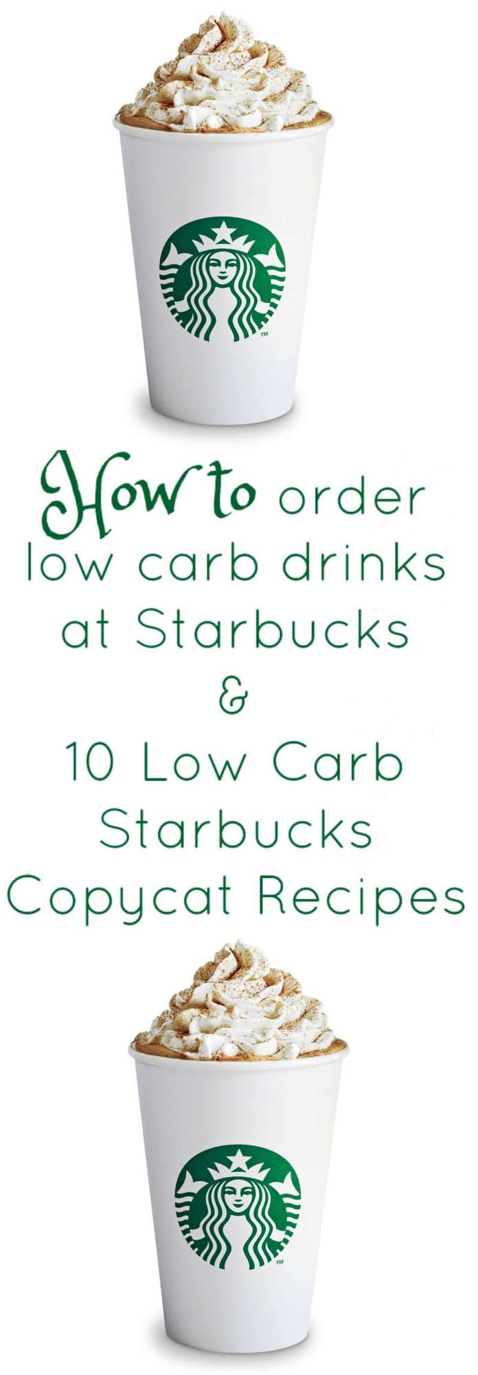 How to Order Low Carb / Keto at Starbucks and 10 Low Carb Starbucks Copycat Recipes