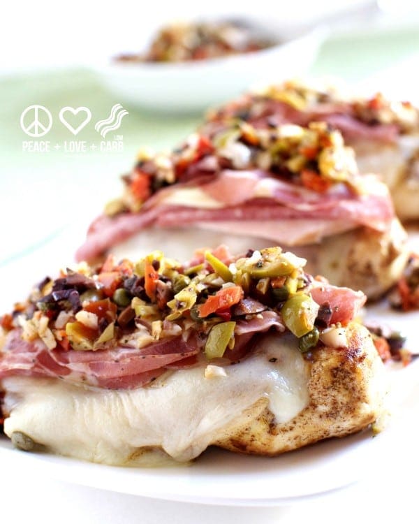 Muffuletta Chicken - Low Carb, Keto | Peace Love and Low Carb 