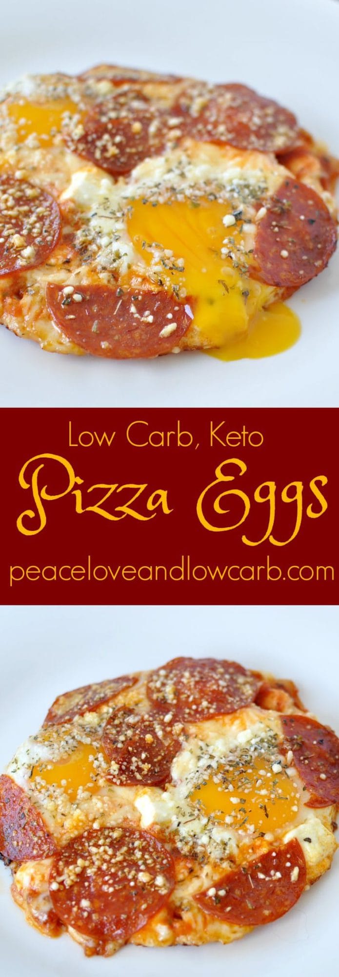Pizza Eggs - Keto, Low Carb | Peace Love and Low Carb