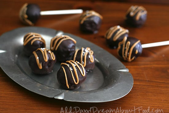 Low Carb Starbucks Copycat Salted Caramel Cake Pops 