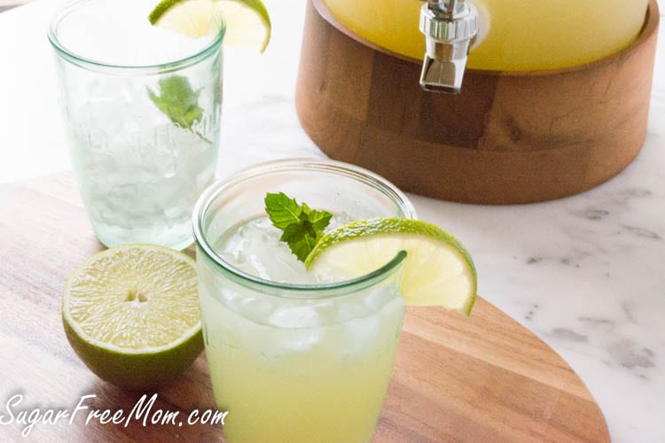 Low Carb Copycat Starbucks Cool Lime Refresher