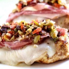 Keto Muffuletta Chicken