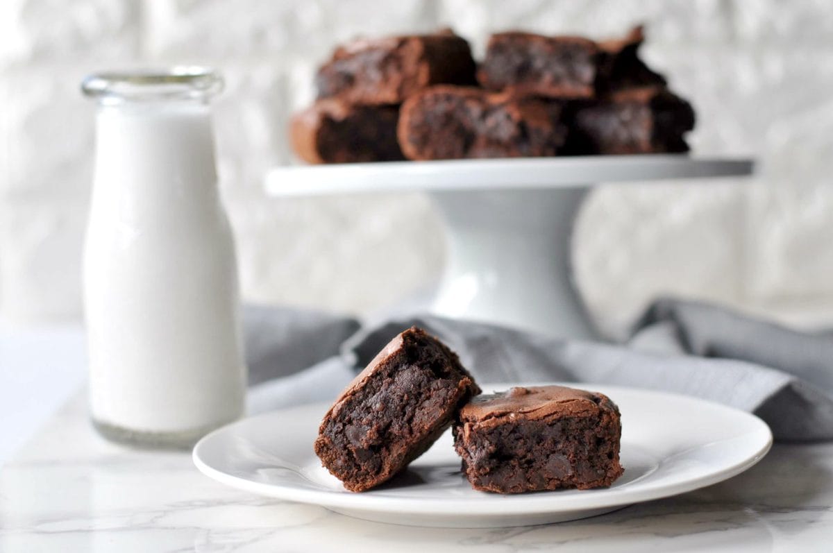 Low Carb Fudgy Double Chocolate Brownies - Gluten Free