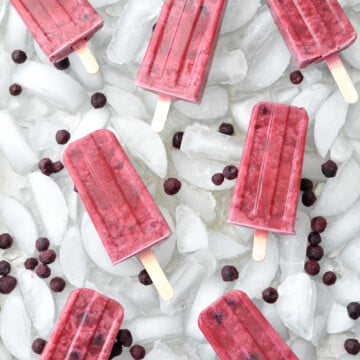 Paleo Mixed Berry Coconut Creamsicles - Low Carb Popsicles | Peace Love and Low Carb
