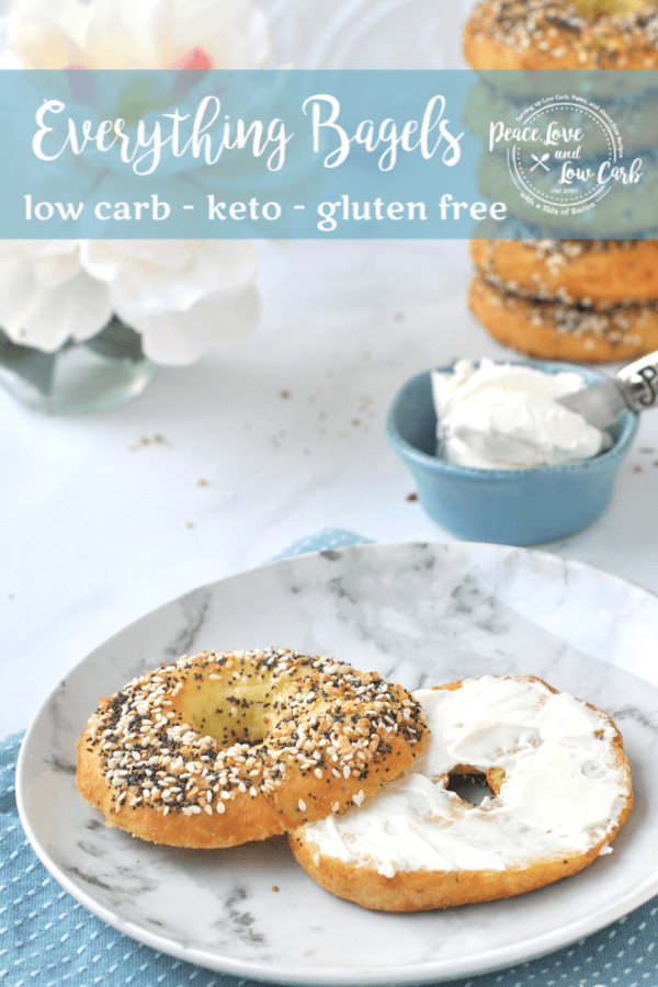 Keto Everything Bagels | Peace Love and Low Carb