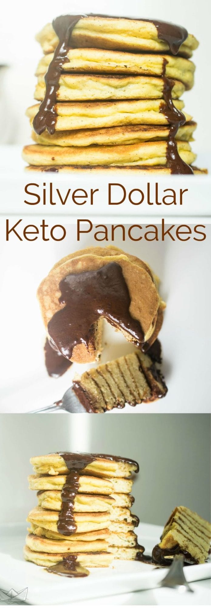 Silver Dollar Keto Pancakes | Peace Love and Low Carb #keto #lowcarb #pancakes #lchf #hflc #recipes