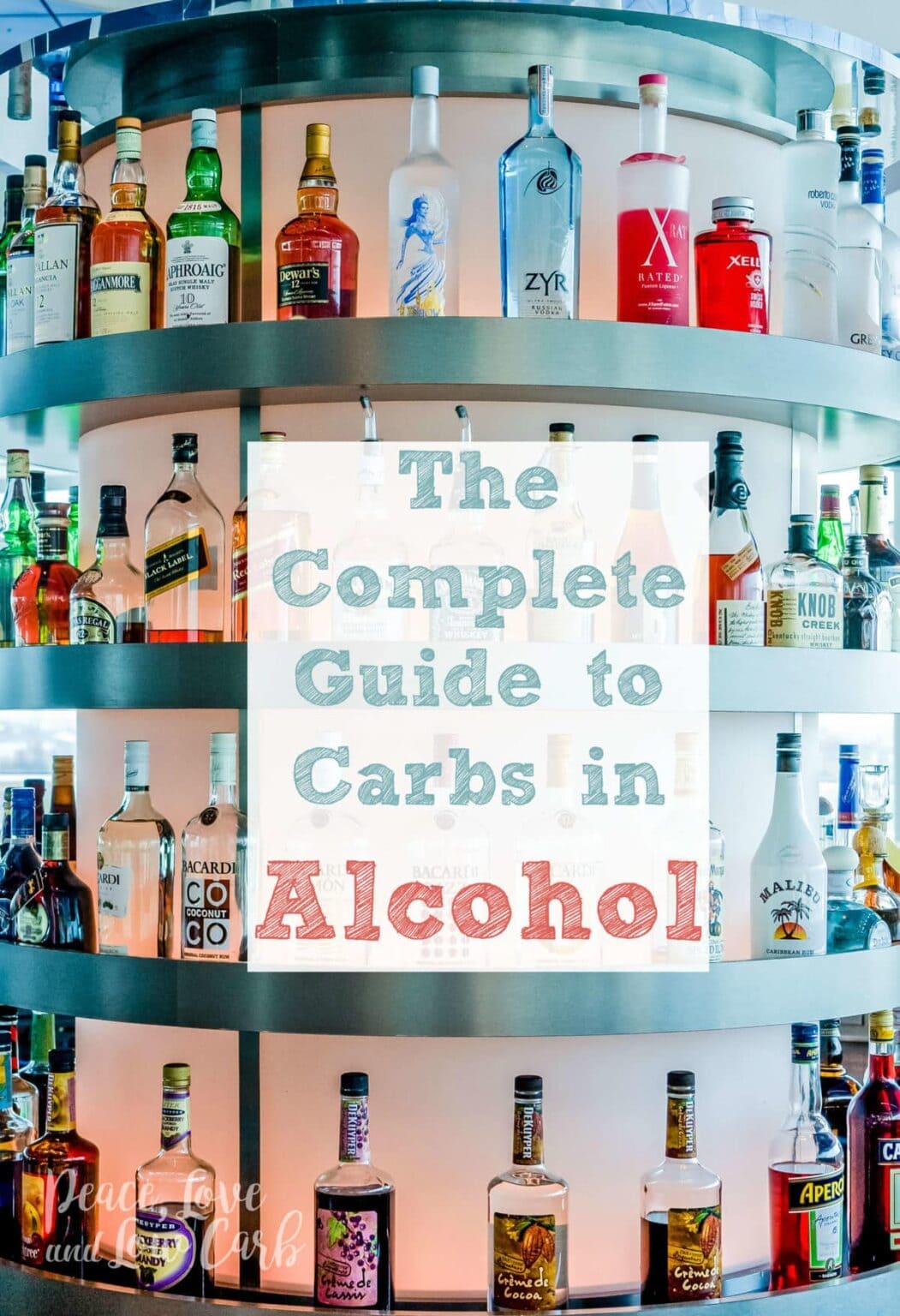 The Complete Guide to Carbs in Alcohol Peace Love and Low Carb