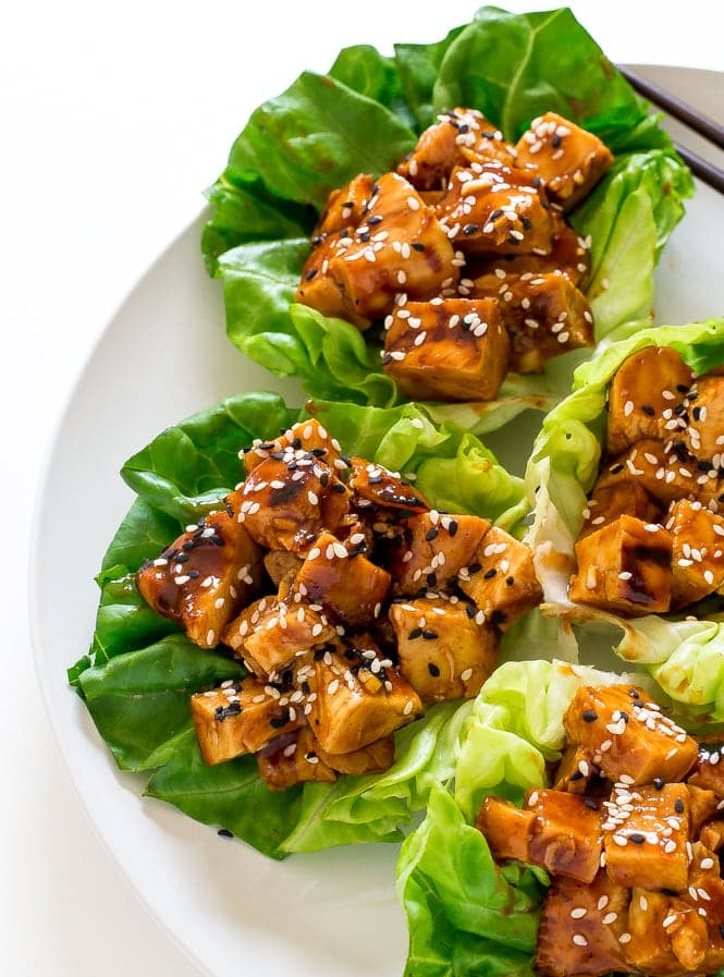 Hoisin Chicken lettuce Wraps | Chef Savvy