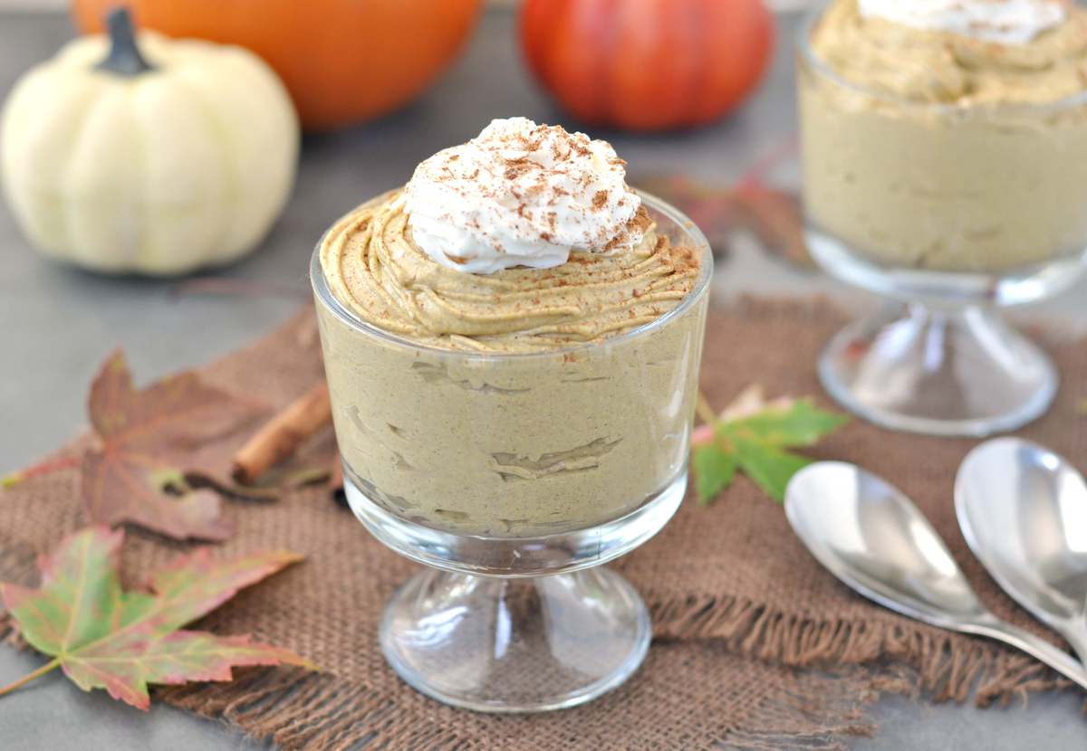 Pumpkin pie mousse (low-carb and vegan!) - The Fitnessista