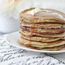 Low Carb Keto Banana Nut Protein Pancakes