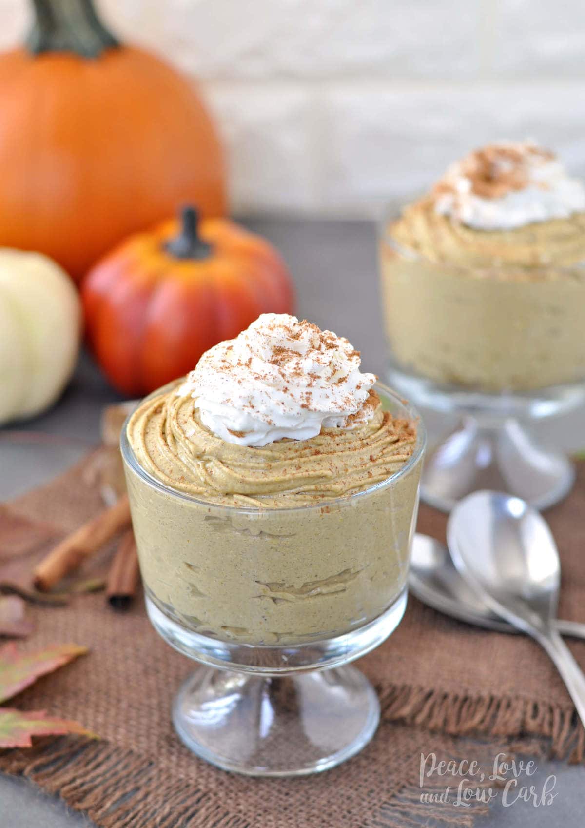 Keto Low Carb Pumpkin Cheesecake Mousse  Peace Love and 