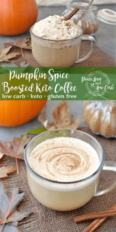 All of your favorite fall flavors in one warm, comforting low carb cup. What happened when bulletproof coffee meets low carb pumpkin spice latte? This!