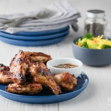 Low Carb Crispy Baked Teriyaki Wings