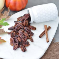 Pumpkin Spice Roasted Pecans